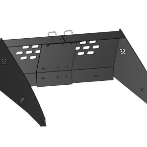 Förhöjningskrage planerskopa, 1500mm-1600mm, vinklad från SE Equipment