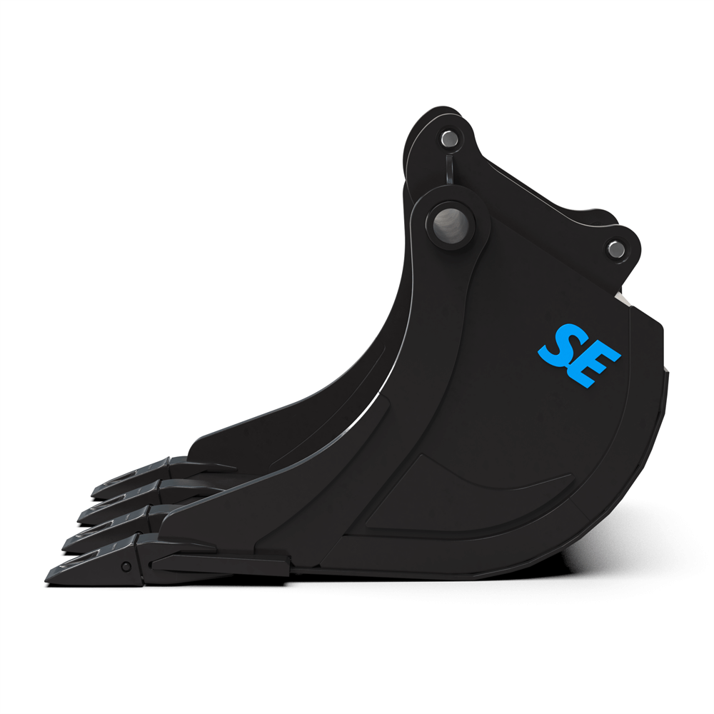 Tandad grävskopa med s70 fäste från tillverkaren SE