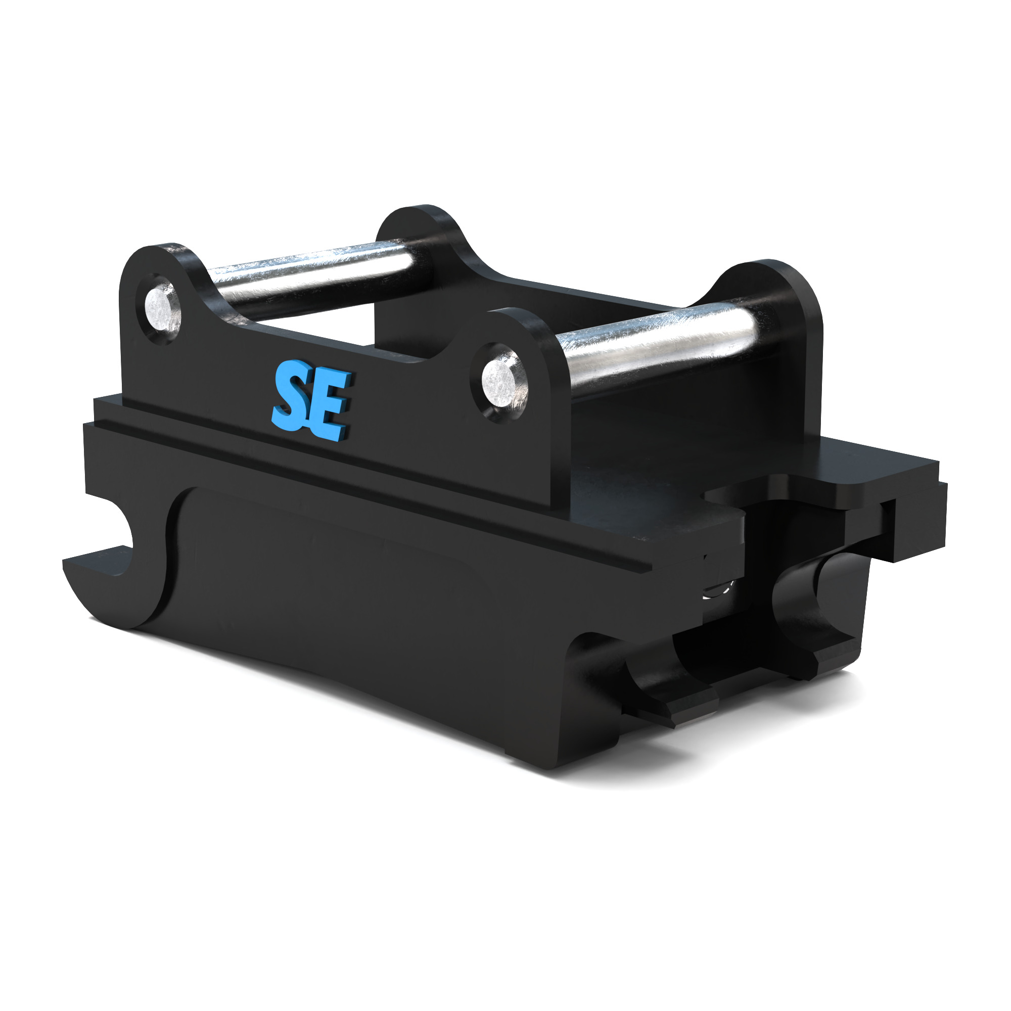 Adapter till grävmaskin, s40 till s45 bakifrån