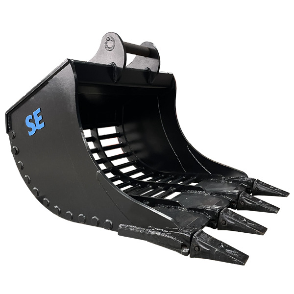 Gallerskopa tandad med s70 fäste från tillverkaren SE Equipment