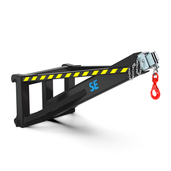 Kranarm med stora BM fäste för hjullastare, från tillverkaren SE Equipment.