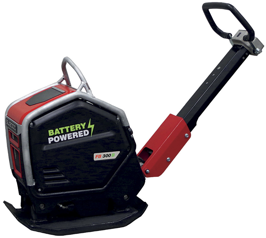Swepac - FB300B Batteridriven markvibrator - framåt / bakåtgående