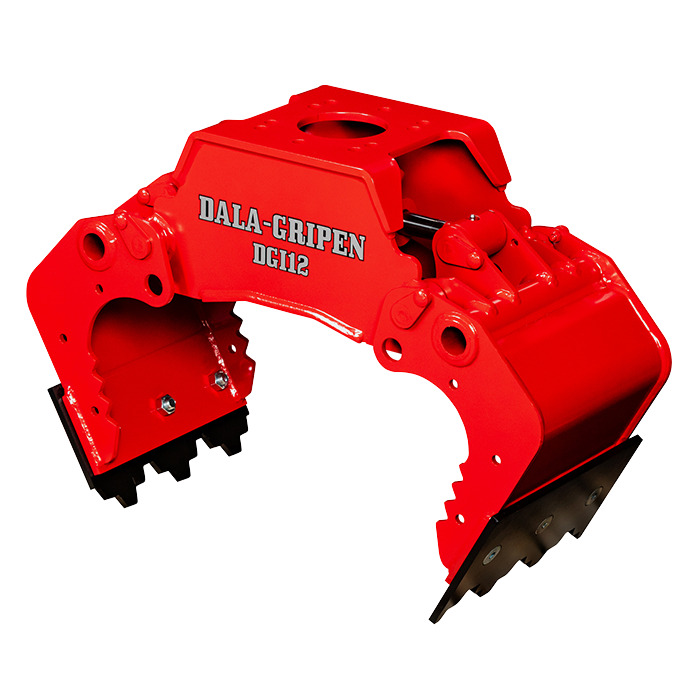 Grip till grävmaskin från tillverkaren Dalagripen, modell DGI12.