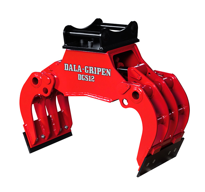 sorteringsgrip till grävmaskin från tillverkaren Dalagripen, modell dgs20