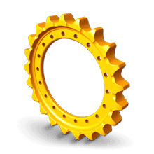 Drivhjul för larvband