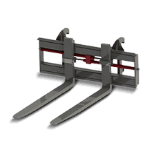 Hydrauliska pallgafflar för hjullastare & traktor